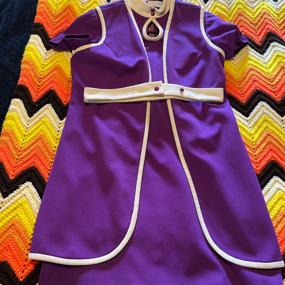 1970’s purple polyester 3 piece set